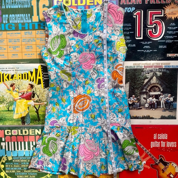 Vintage 1960s Floral Print Dress - Picture 11 of 11